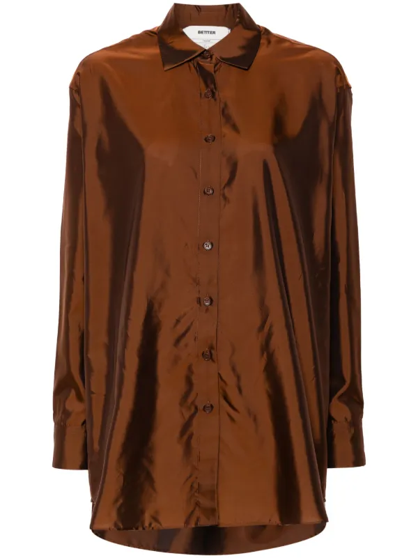 Bettter X Zegna Loose Shirt in Brown