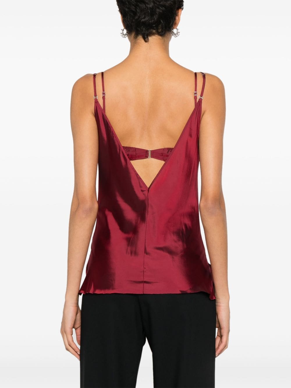 Shop Bettter X Zegna V-neck Camisole Top In Red