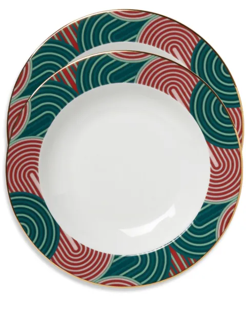 La DoubleJ Slinky soup plates (set of two)