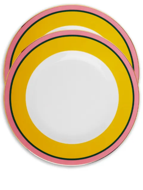 La DoubleJ Rainbow dinner plates (set of two)