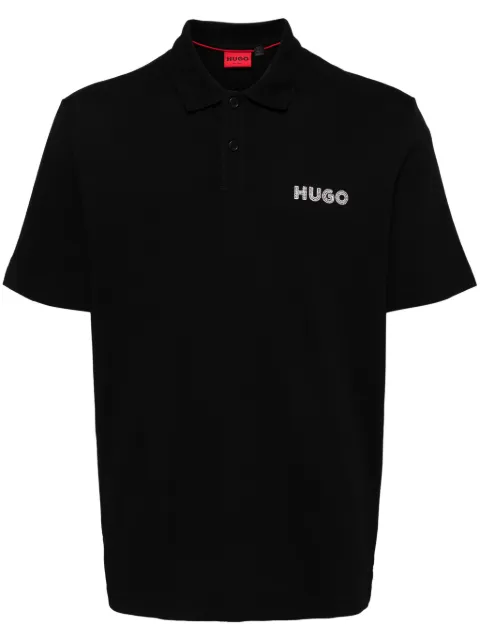 HUGO Drocholo cotton polo shirt