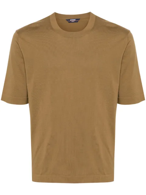 K-Way crew-neck cotton jumper