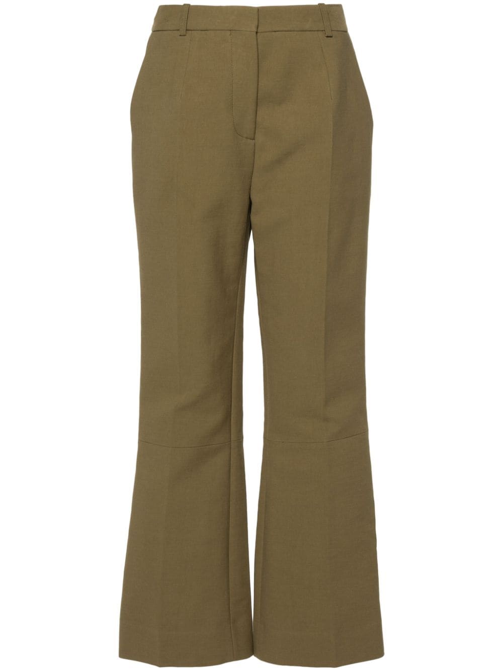 Image 1 of Victoria Beckham cropped flared trousers