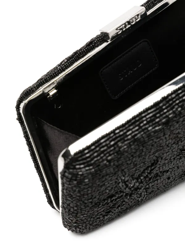 【STAUD】Carmella Beaded Clutch ビーズクラッチ 自由の女神 CARMELLA BEADED CLUTCH NYC SKYLINE