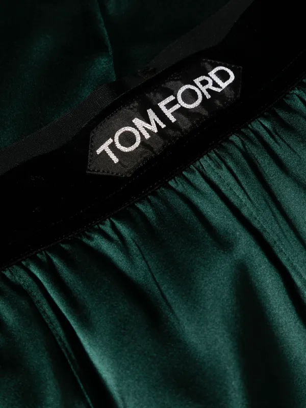 TOM FORD サテン パジャマパンツ | グリーン | FARFETCH JP