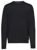 Prada crew-neck wool jumper - Black