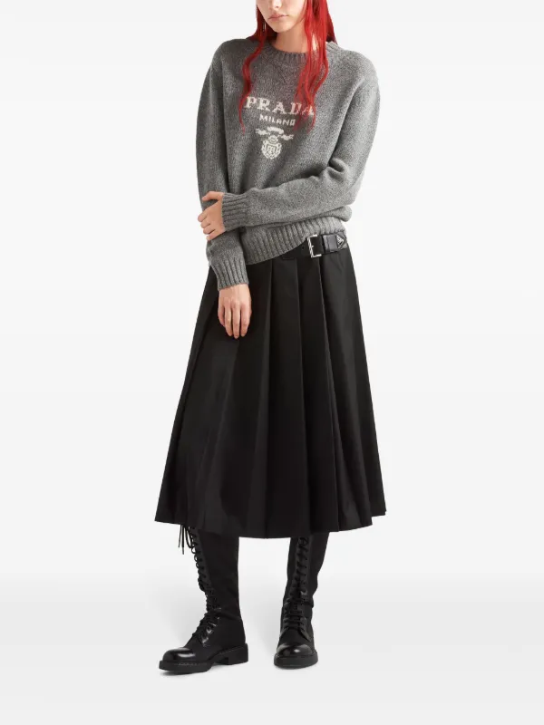 Prada カシミア セーター | グレー | FARFETCH JP