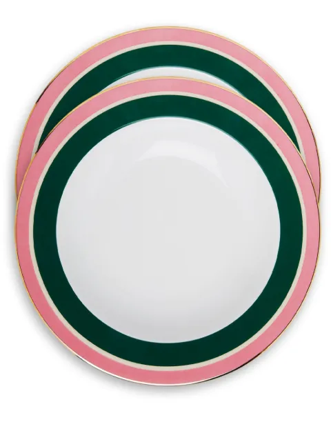 La DoubleJ Rainbow soup plates (set of two)