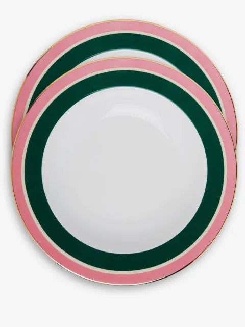 La DoubleJ Rainbow soup plates (set of two)