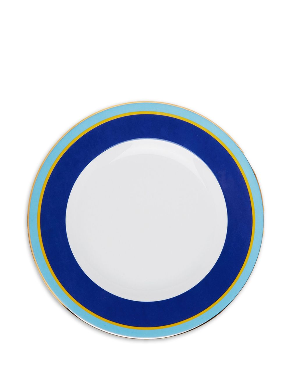 Shop La Doublej Rainbow Dinner Plates (set Of Two) In Blue