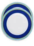 La DoubleJ Rainbow dinner plates (set of two) - Blue