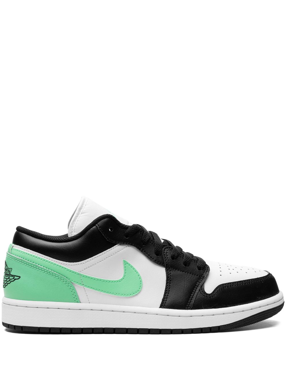 Jordan Air  1 Low "green Glow" Sneakers In White