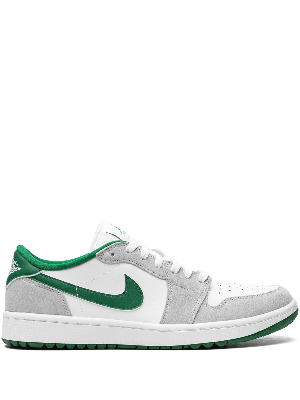 Jordan Air  1 Low Golf "pine Green" Sneakers In Grey