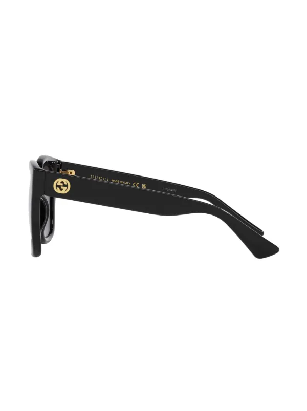 Gucci Eyewear square-frame Sunglasses | Black | FARFETCH