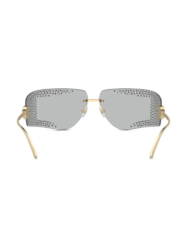 Jimmy Choo Eyewear Margaret サングラス | ゴールドトーン | FARFETCH JP