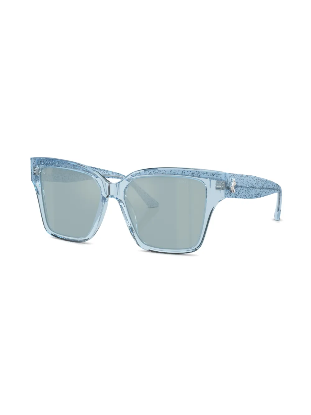 Jimmy Choo Eyewear Giava zonnebril met glitter - Blauw