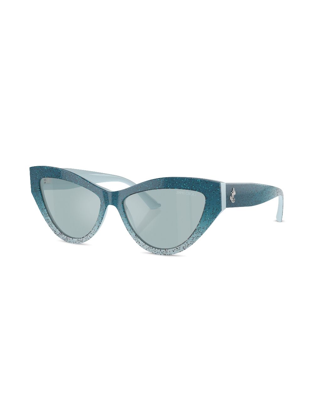 Jimmy Choo Eyewear Zonnebril met cat-eye montuur - Blauw