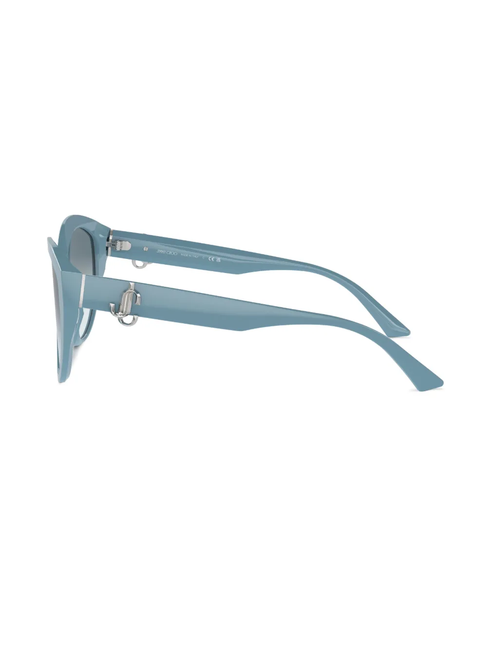 Jimmy Choo Eyewear Zonnebril met cat-eye montuur Blauw