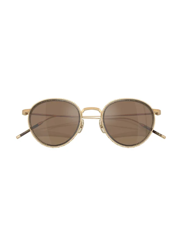 タイムセール 半額 Oliver Peoples JP FARFETCH | ゴールドトーン | サングラス TK-8 小物