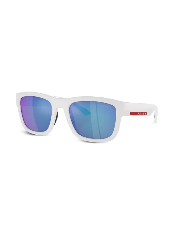Prada Linea Rossa Linea Rossa Sunglasses | White | FARFETCH display picture 1