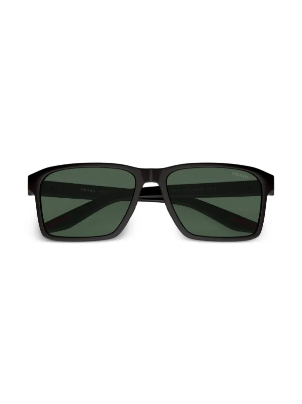 Prada Linea Rossa リネア・ロッサ サングラス | ブラック | FARFETCH JP