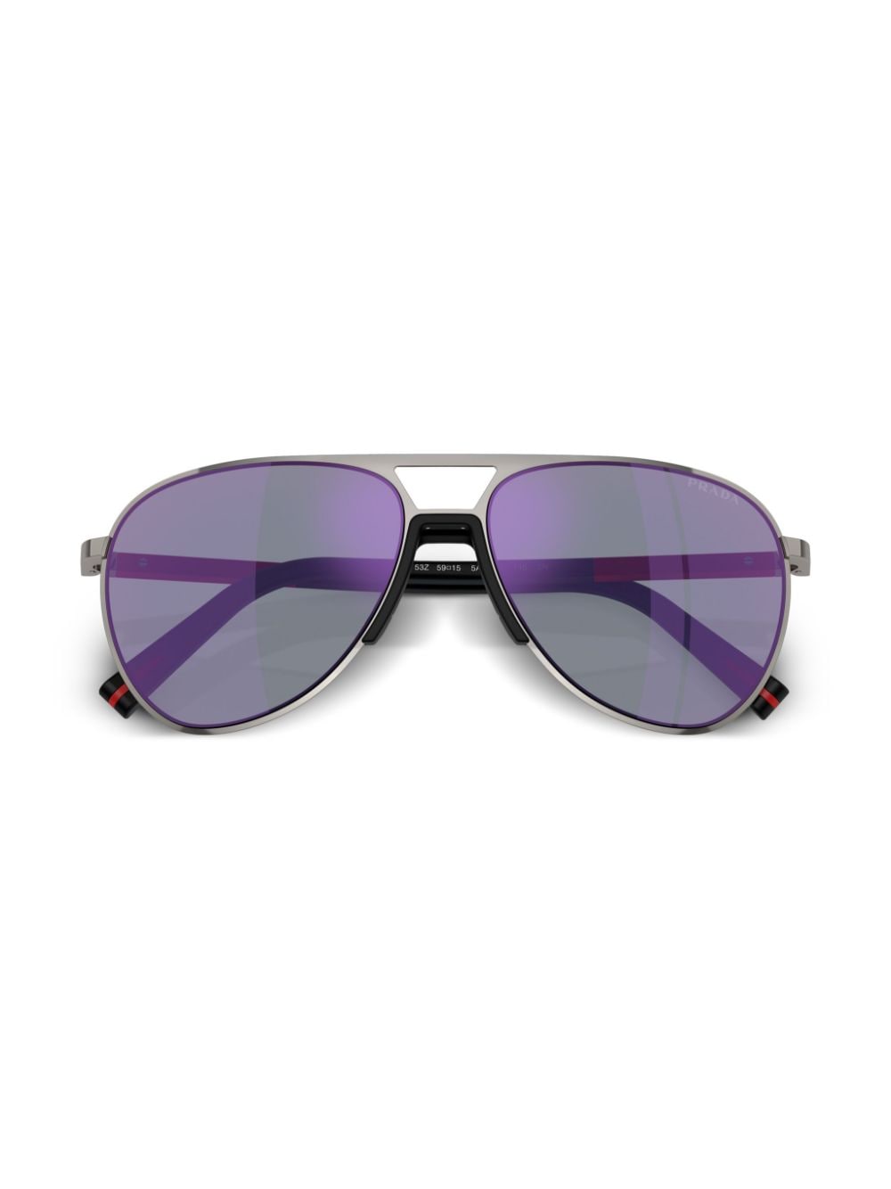 Shop Prada Linea Rossa Sunglasses In Grey