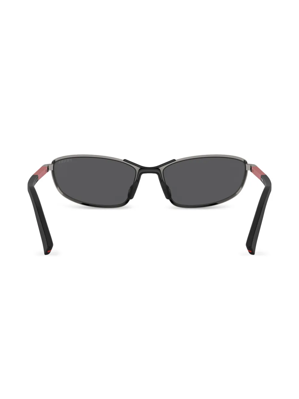 Prada Eyewear Linea Rossa zonnebril Zilver