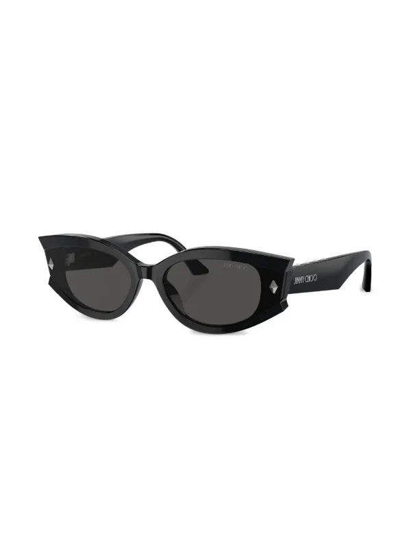 Jimmy Choo Eyewear Skylar Sunglasses | Black | FARFETCH