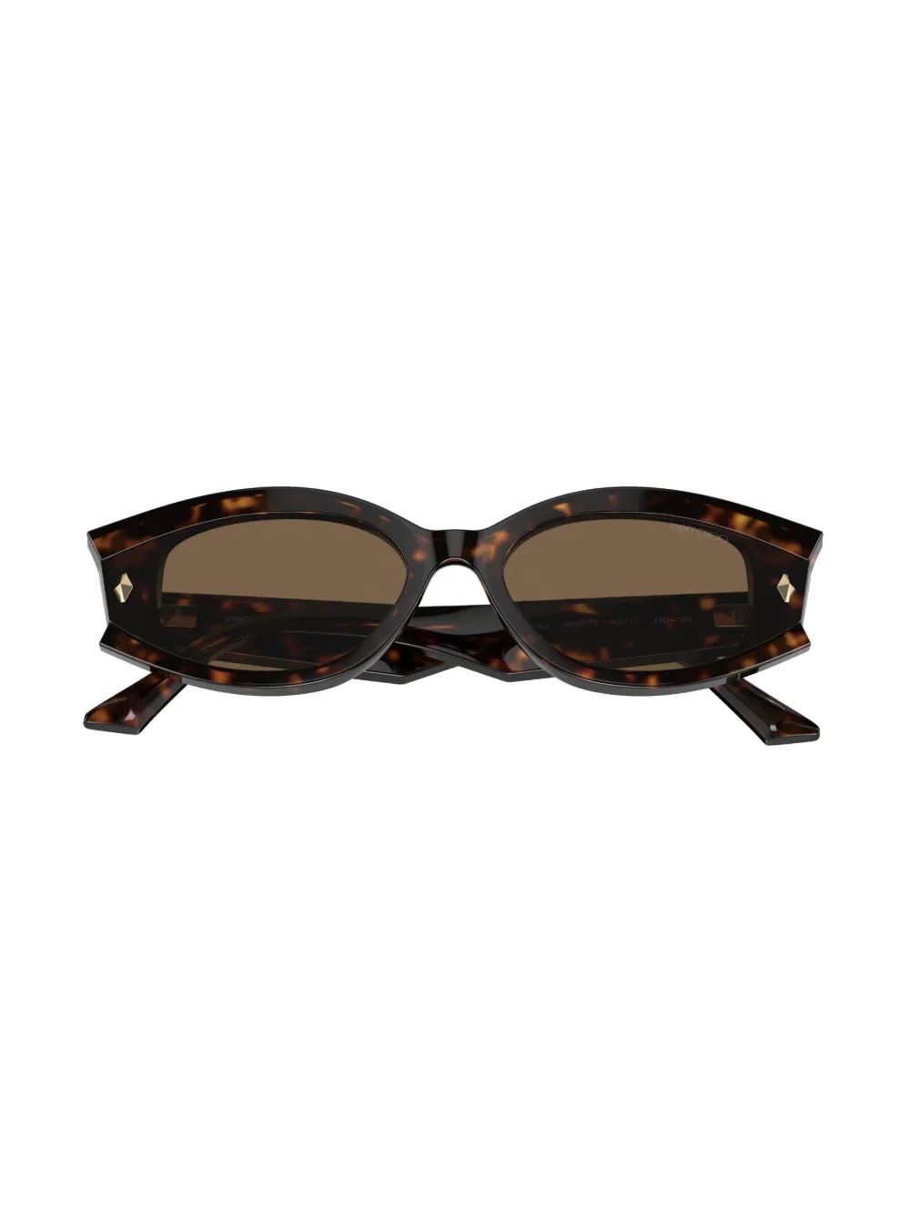 Jimmy Choo Skylar Sunglasses In Brown