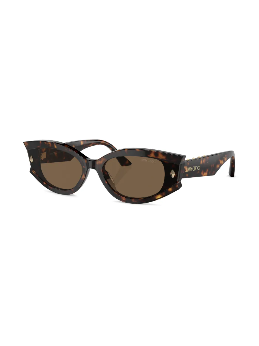 Jimmy Choo Eyewear Skylar zonnebril - Bruin