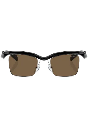 Prada Eyewear ランウェイ サングラス | ブラック | FARFETCH JP
