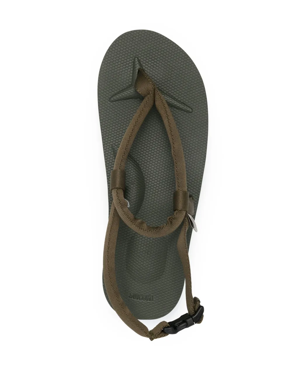 Shop Suicoke Depa-2trab Sandals In Green