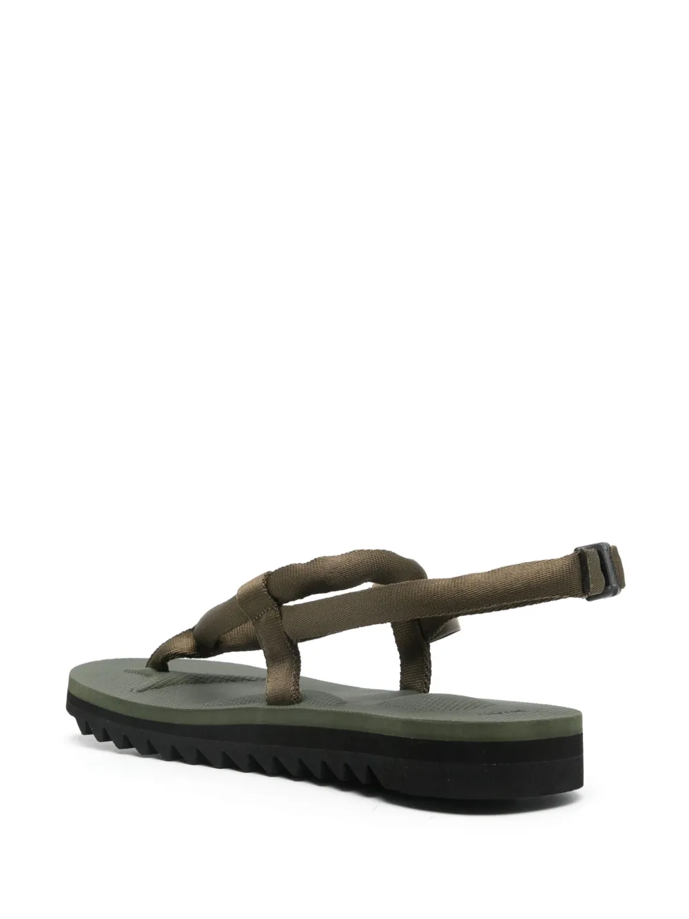 Shop Suicoke Depa-2trab Sandals In Green