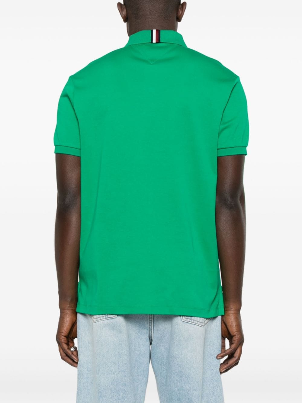 Tommy Hilfiger Poloshirt met geborduurd logo Groen