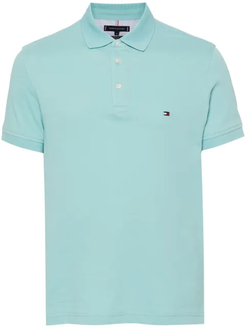 Tommy Hilfiger embroidered-logo piqué polo shirt