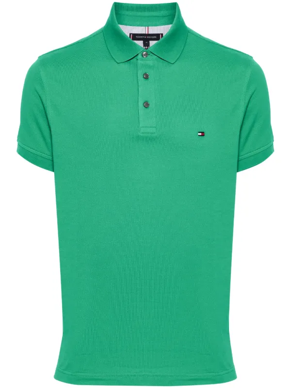 Tommy hilfiger green polo on sale