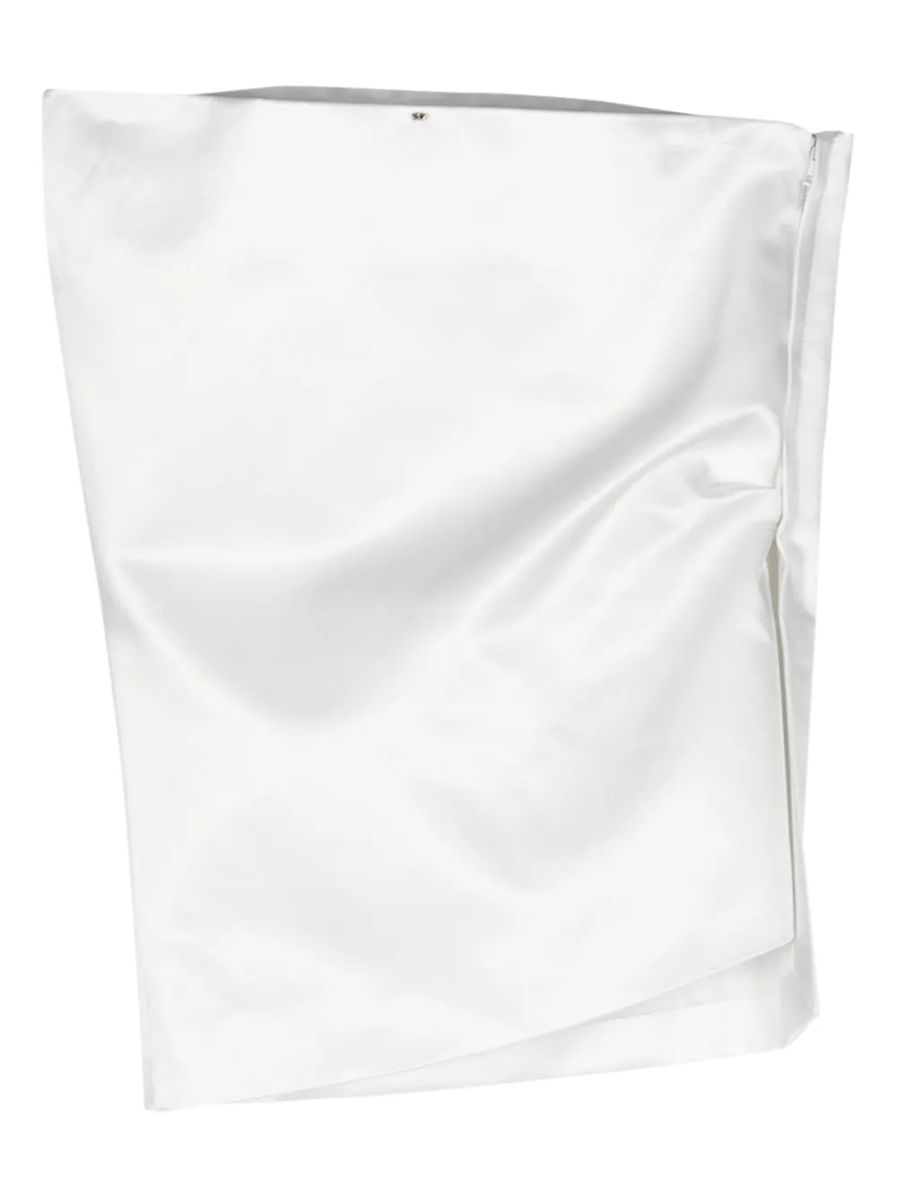 Sportmax Adda satin bandeau top Wit