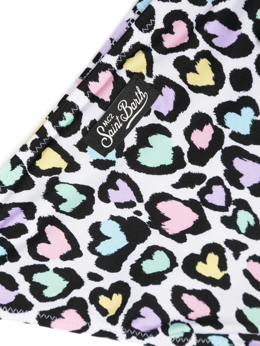 MC2 Saint Barth Kids Holly heart-print bikini - Wit
