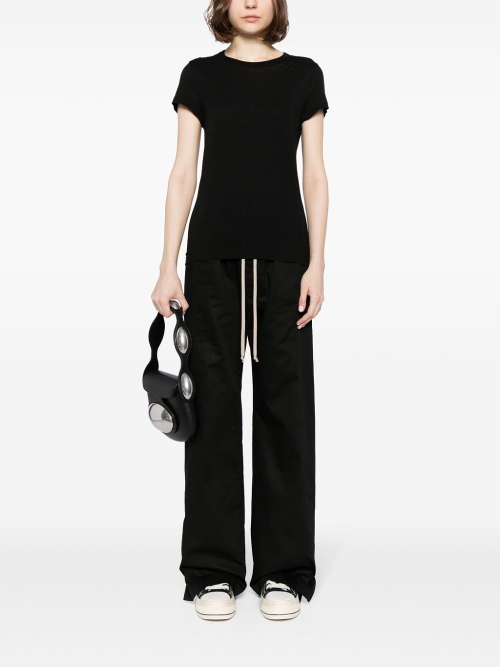 Rick Owens T-shirt met afwerking Zwart