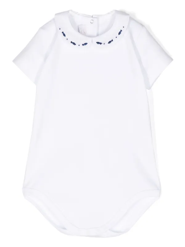 Mariella Ferrari Body Con Ricamo Bianco FARFETCH IT