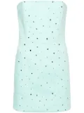 Giuseppe Di Morabito rhinestoned strapless minidress - Green
