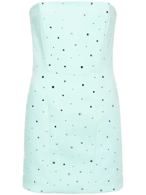 Giuseppe Di Morabito vestido corto strasspless con detalles de strass