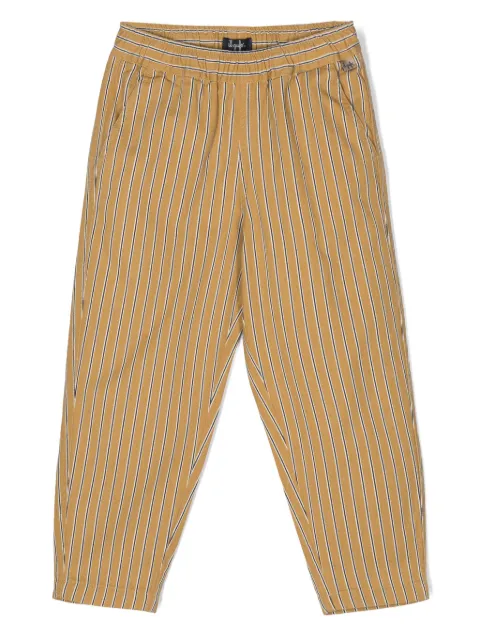 Il Gufo striped twill trousers