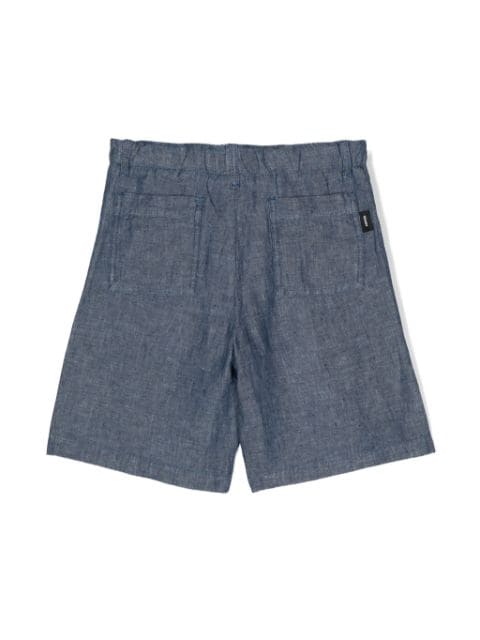 chambray bermuda shorts