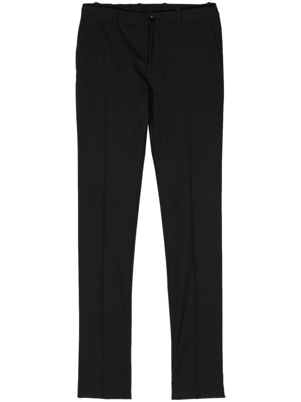 incotex pantalon de costume à lien de resserrage interne - noir