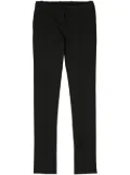 Incotex internal-drawstring tailored trousers - Black