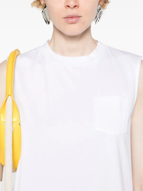 ワンピース Sacai White Cotton Mini Dress Sacai Poplin Mini Dress | White | FARFETCH RO