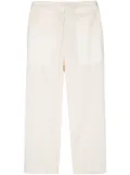 SAPIO adjustable straight-leg trousers - White