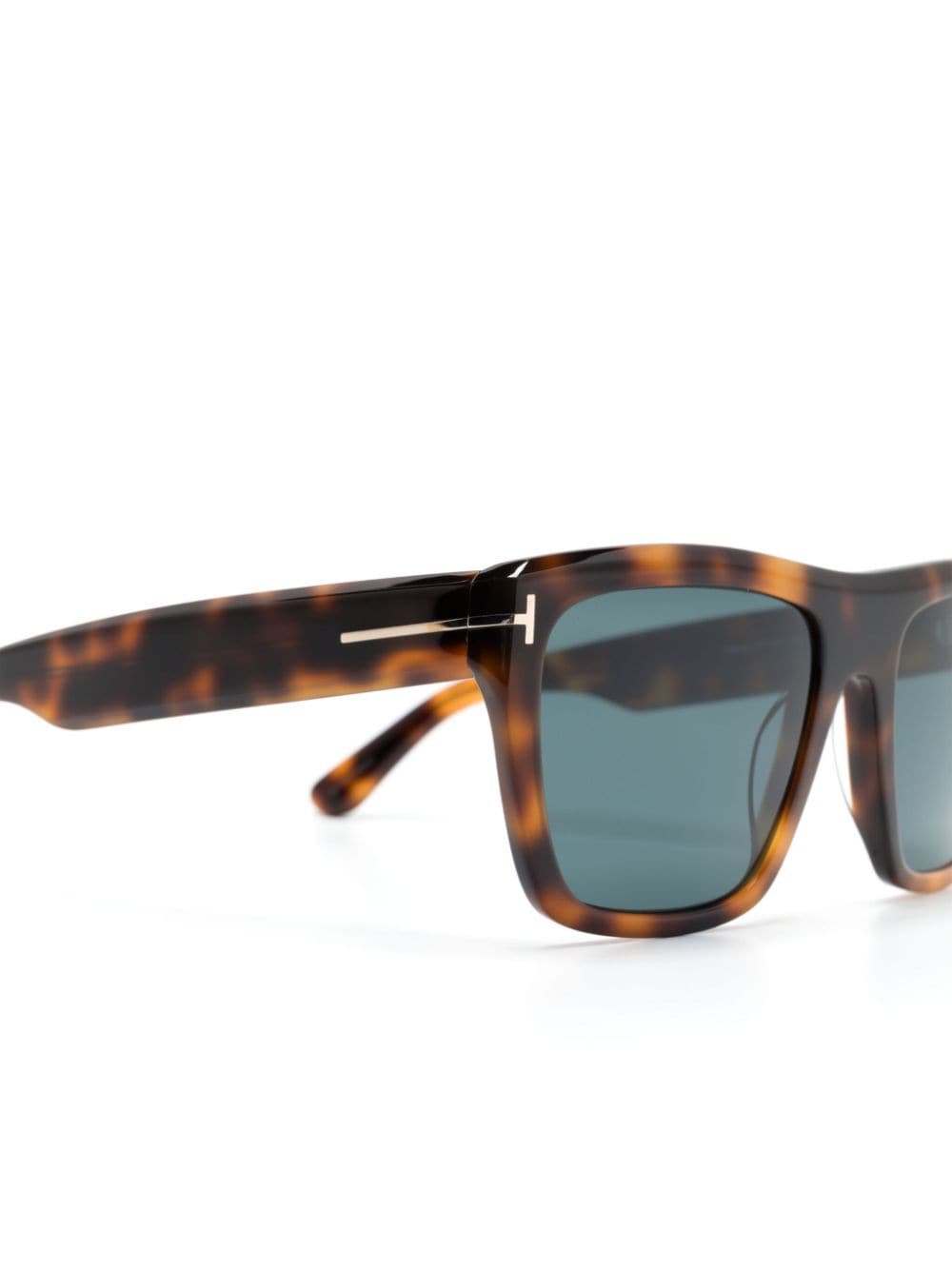 Shop Tom Ford Square-frame Sunglasses In Brown