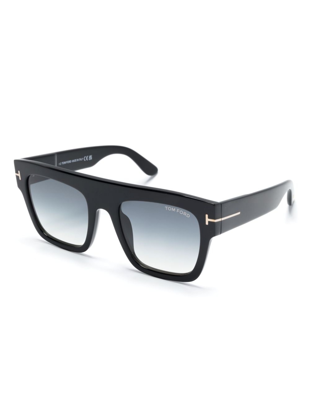 Shop Tom Ford Renee Square-frame Sunglasses In Black